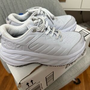 Hoka All-White Running Shoes